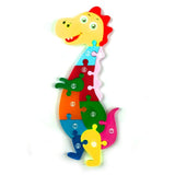 Kids Dinosaur Puzzle Resin Mold Set