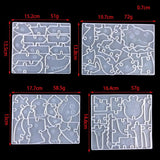 Kids Dinosaur Puzzle Resin Mold Set