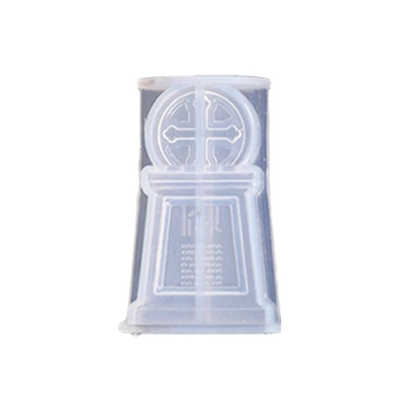 3D Halloween Silicone Coffin Resin Mold with Skulls