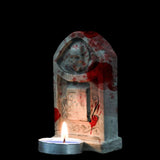 3D Halloween Silicone Coffin Resin Mold with Skulls