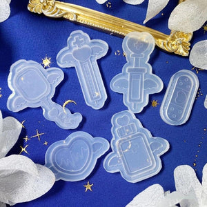 Angel Series Resin Shaker Mold for Pendant Keychain