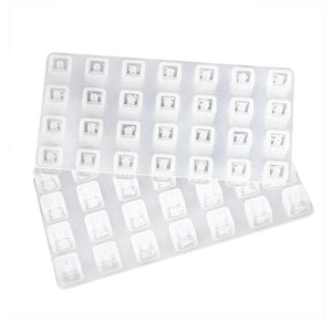 Cube Silicone Letter Beads for Jewelry Making Wrist Decor