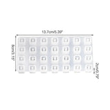 Cube Silicone Letter Beads for Jewelry Making Wrist Decor