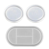 3Pcs Silicone Molds Set for Mug Mat Cup Pad Jewelry Organizer Holder
