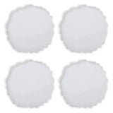 4 Pcs Agate Coaster Resin Mold DIY Craft Silicone Mould Home Decor