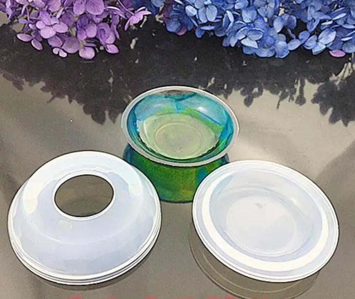 Silicone Geometric Plate Mold for Resin Jewelry Making