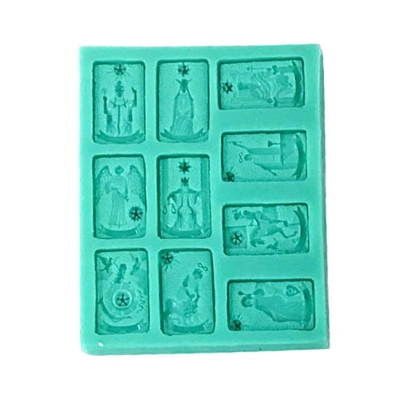 Craft Card Necklace Epoxy Resin Mold Earrings Pendant Silicone Mould