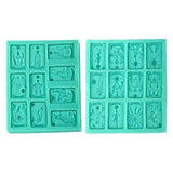 Craft Card Necklace Epoxy Resin Mold Earrings Pendant Silicone Mould
