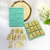 Craft Card Necklace Epoxy Resin Mold Earrings Pendant Silicone Mould