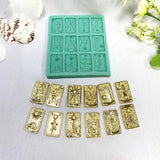 Craft Card Necklace Epoxy Resin Mold Earrings Pendant Silicone Mould