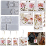 Square Heart Pattern Mold Pendant Craft Supply Tool