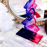 Heart Sign Mold with Stand Holder Set, Resin Mold for DIY Home Decor