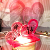 Heart Sign Mold with Stand Holder Set, Resin Mold for DIY Home Decor