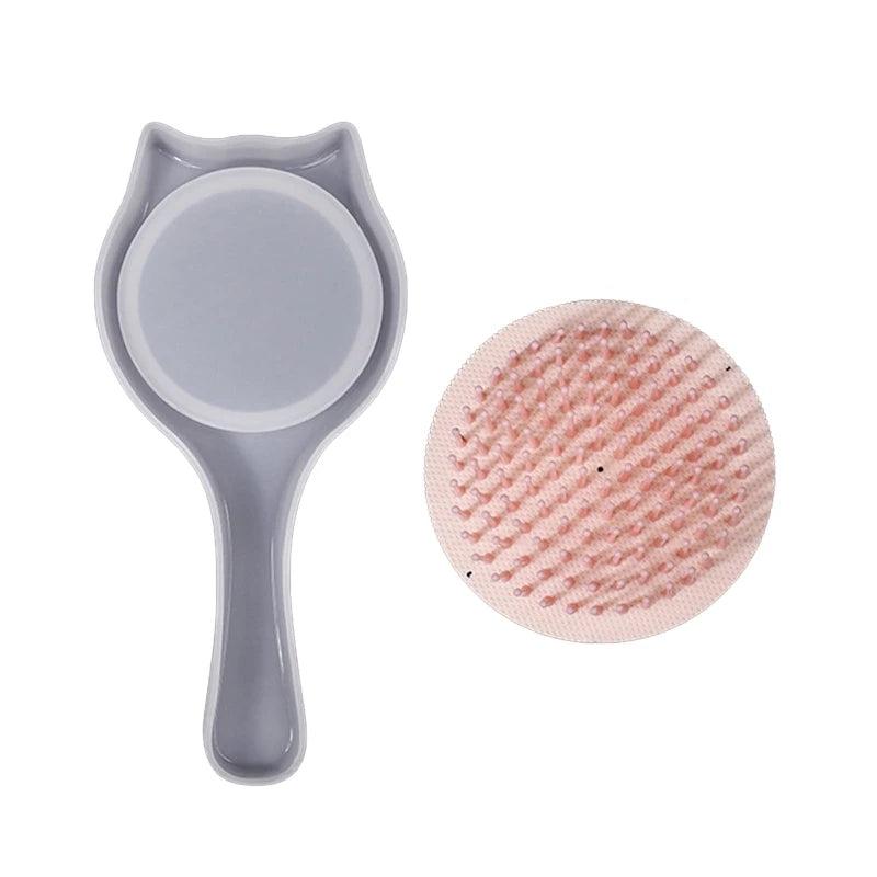 Airbag Comb Hair Brush Crystal Epoxy Resin Mold