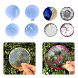 Holographic Snowflake Star Coaster Silicone Molds