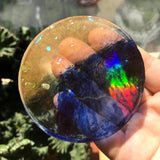 Holographic Snowflake Star Coaster Silicone Molds