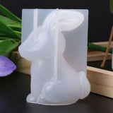 3D Animal Rabbit Deer Christmas Silicone Mold DIY Jewelry Pendant Tools