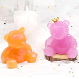 DIY Crystal Epoxy 3D Bear Mold Car Aromatherapy Home Decor