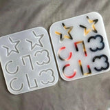 Geometric Star Earrings Resin Mold DIY
