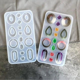 Geometric Star Earrings Resin Mold DIY