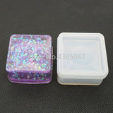 Silicone Jewelry Tool Storage Box for DIY UV Resin Molds Pendants