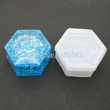 Silicone Jewelry Tool Storage Box for DIY UV Resin Molds Pendants