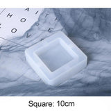 Epoxy Resin Ashtray Mold Small Round Square Mould DIY Jewelry Making