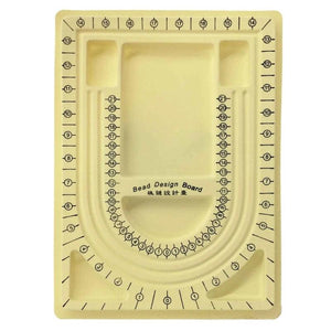 Flocked Bead Board Bracelet Beading Organizer Jewelry Making Tray