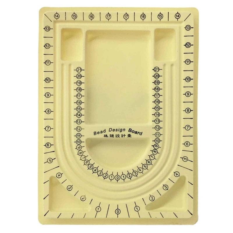 Flocked Bead Board Bracelet Beading Organizer Jewelry Making Tray
