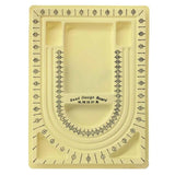 Flocked Bead Board Bracelet Beading Organizer Jewelry Making Tray