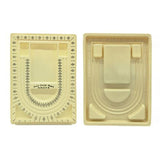 Flocked Bead Board Bracelet Beading Organizer Jewelry Making Tray