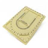 Flocked Bead Board Bracelet Beading Organizer Jewelry Making Tray
