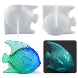 Flat Fish Epoxy Resin Silicone Mold for DIY Jewelry Making