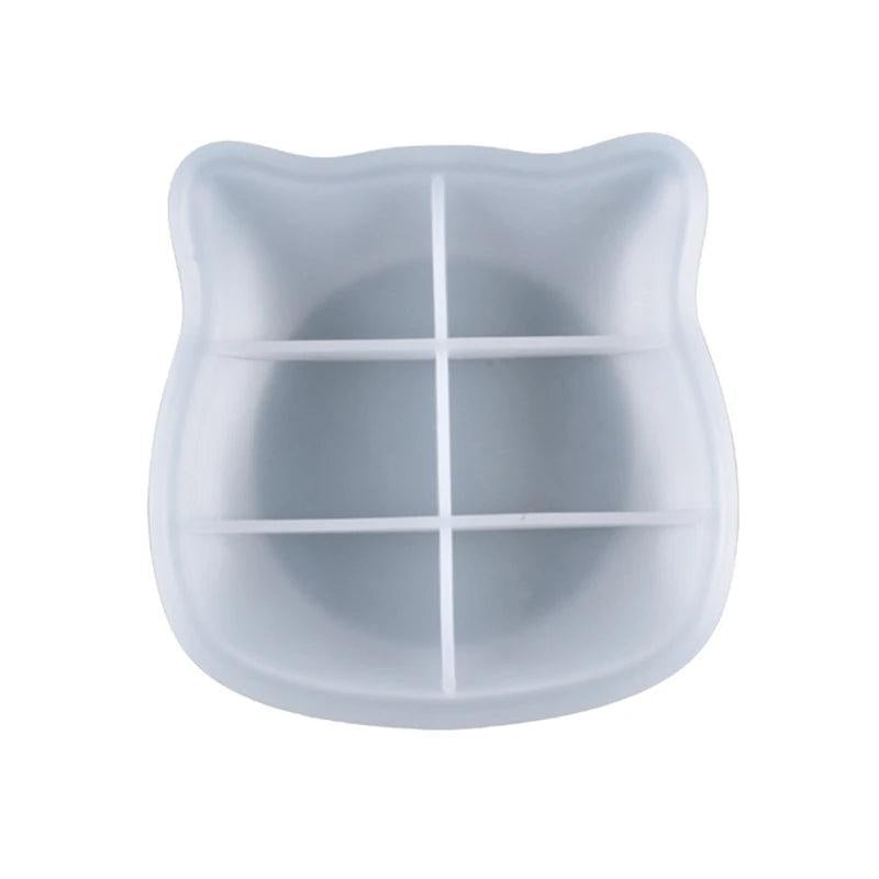 Cat Head Silicone Mold for Irregular Storage Box Container