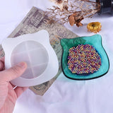 Cat Head Silicone Mold for Irregular Storage Box Container