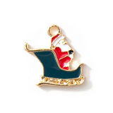 30pcs Christmas Tree Socks Charm Pendant for Jewelry Making DIY