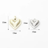 Heart Pendant 10PCS/lot For DIY Necklace Jewelry Making