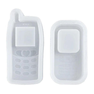 Small Phone Quicksand Silicone Mold Epoxy Resin Casting Pendant