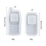Small Phone Quicksand Silicone Mold Epoxy Resin Casting Pendant