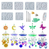 DIY Sun Moon Bird Butterfly Silicone Epoxy Resin Mold Jewelry Tools