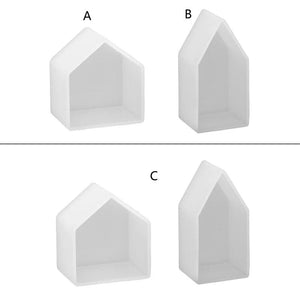 House Shaped Resin Mold DIY Jewelry Insect Plant Specimen Making Micro Landscape
