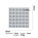 Puzzle Mosaic Coaster DIY Patch Silicone Mold Round Square Star Alphabet