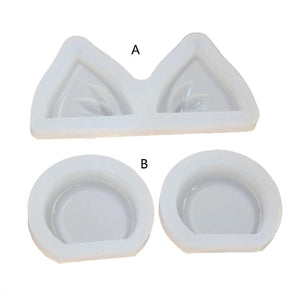 N84D Silicone Hairpin Mold DIY Craft Jewelry Making Supplies