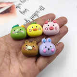 10pcs Bear Pig Rabbit Charms for Jewelry Making DIY Earring Bracelet Pendant