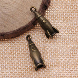 10pcs 24x9x9mm 3D Rocket Charms Jewelry Accessories Antique Silver/Bronze