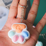 Love Cat Paw Silicone Mold for DIY Keychain Jewelry