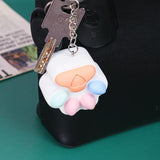 Love Cat Paw Silicone Mold for DIY Keychain Jewelry