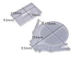 Makeup Mirror Silicone Mold for DIY Crystal Resin