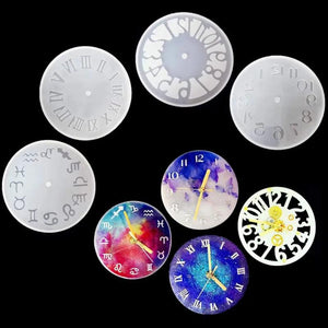 Clock Resin Silicone Mould 10/15cm Size