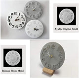 Clock Resin Silicone Mould 10/15cm Size